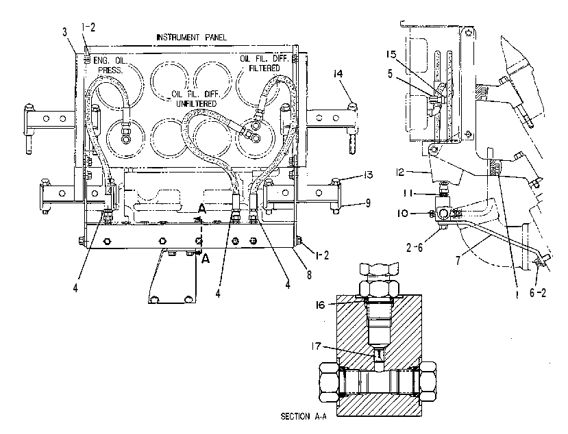 Крепление панели приборов 4W7275 CAT