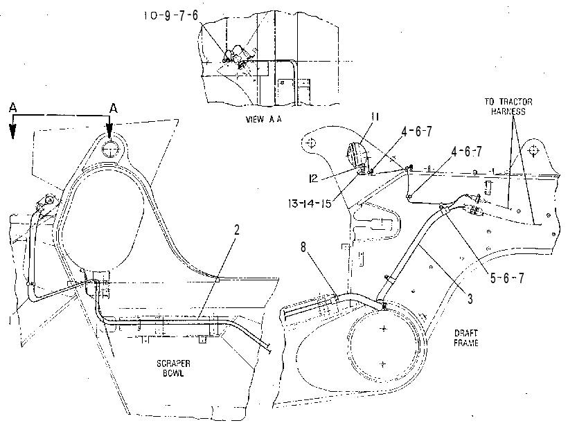 WIRING GP-SCRAPER 8W2127 CAT