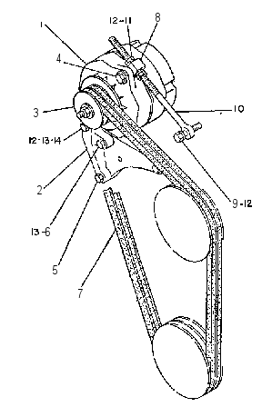 Генератор зарядный 4W3196 CAT