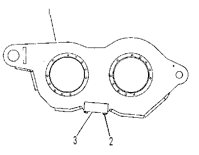 FRAME GP-WINCH 8P8547 CAT