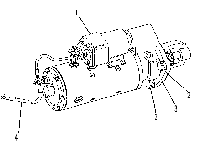 Стартер электрический 6C1760 CAT
