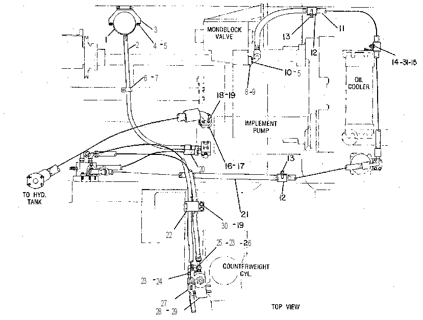 VALVE & LINES GP 6Y6023 CAT