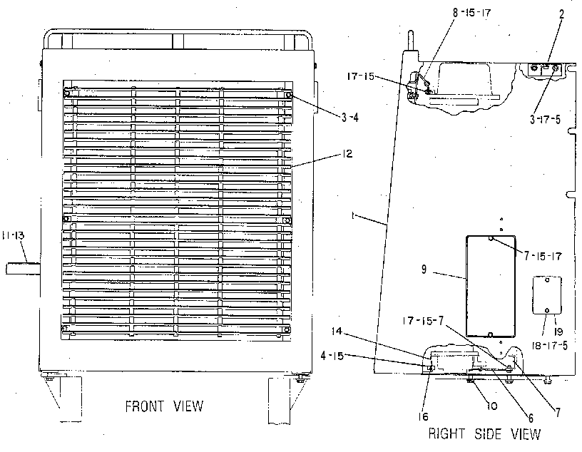 Защита радиатора 9V0627 CAT