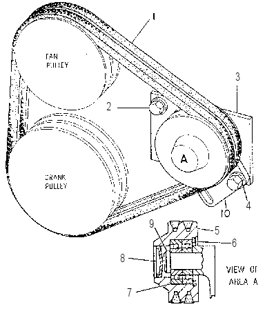DRIVE GP-WATER PUMP 9Y2036 CAT
