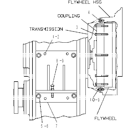 MOUNTING GP-MARINE XMSN 7C9831 CAT