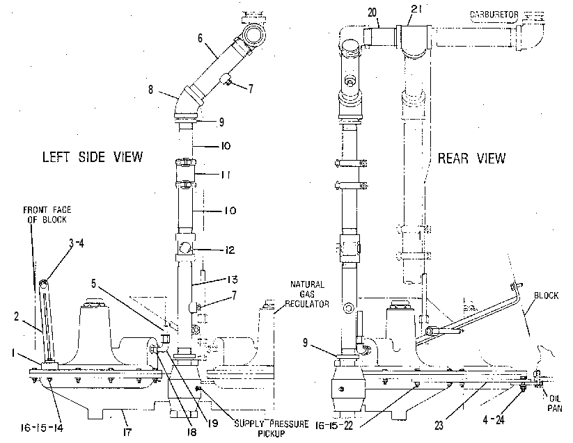 Регулятор давления газа 7C8257 CAT