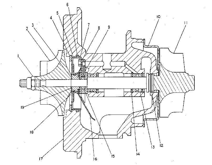 Картридж турбокомпрессора 7W9187 CAT