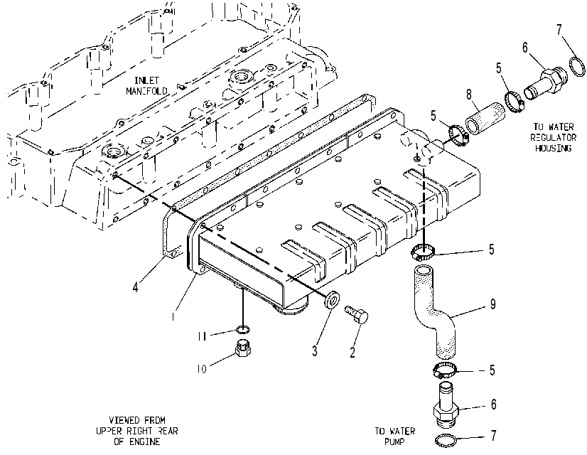 AFTERCOOLER GP-TREATED WATER 7C9687 CAT
