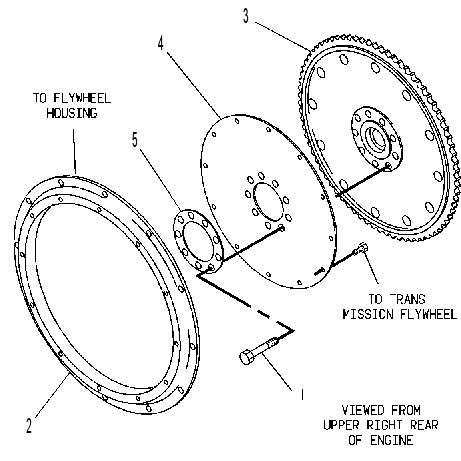 ADAPTER GP-FLYWHEEL HOUSING 7C9962 CAT