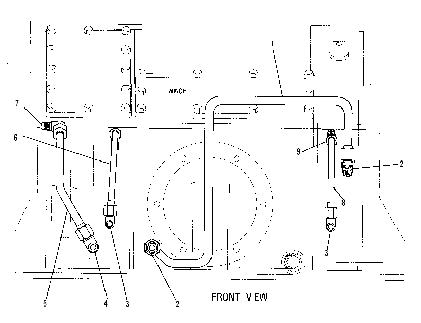 LINES GP-WINCH 3T4961 CAT