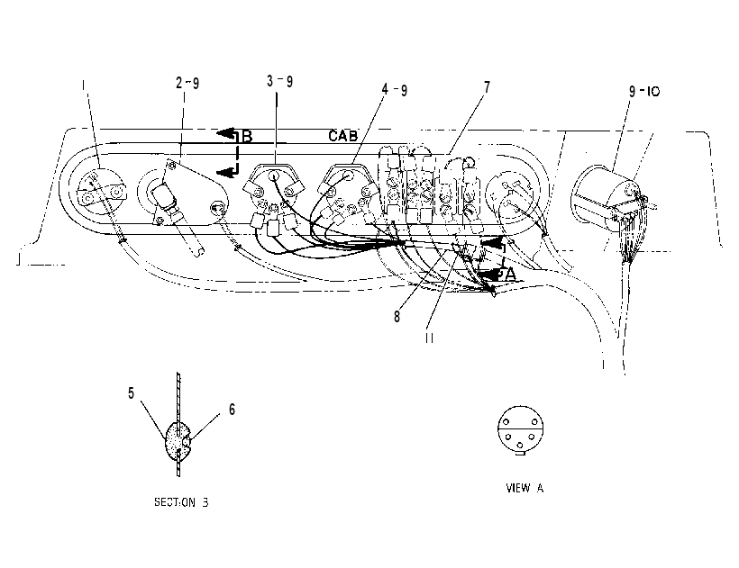 GAUGE GP-CLUSTER 2T2796 CAT