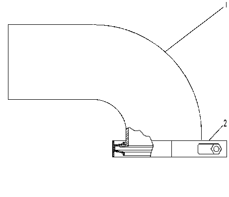 Колено выпускное 9Y2600 CAT