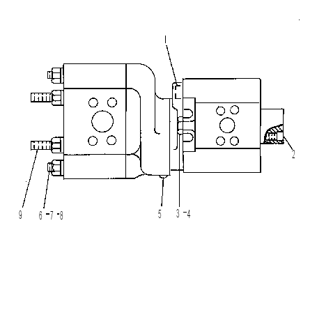 PUMP & MOTOR GP-AXLE OIL CLR 4T0337 CAT