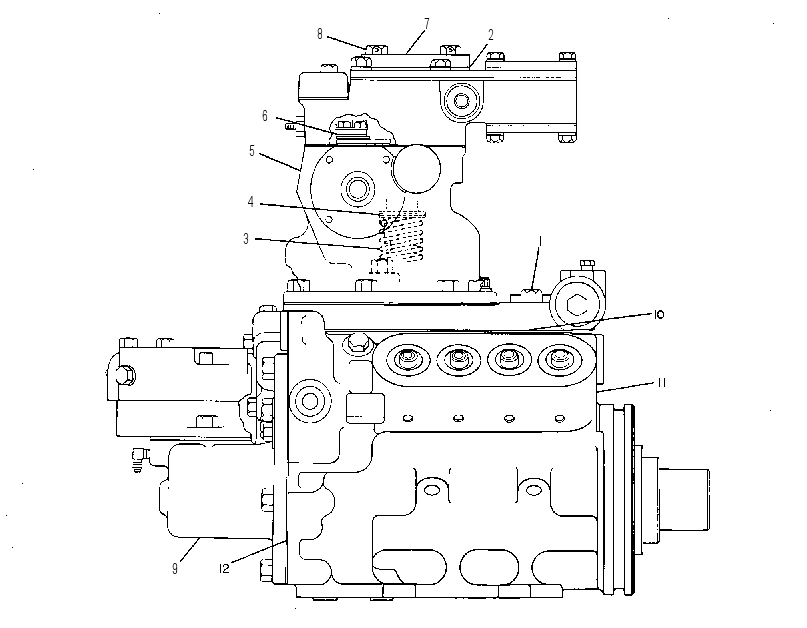 PUMP GP-GOV, FUEL INJ & TFR 4W6014 CAT