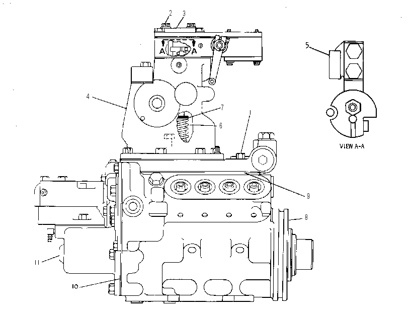 PUMP GP-GOV, FUEL INJ & TFR 4W7179 CAT