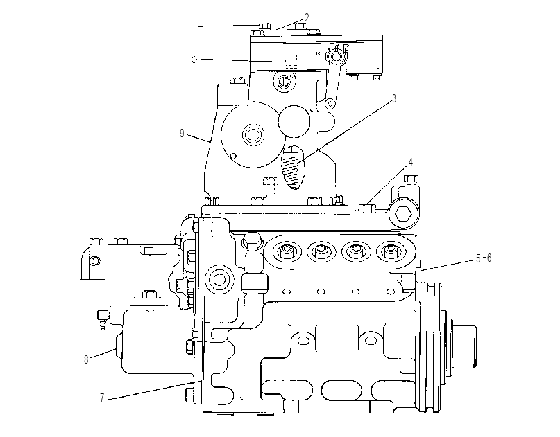 PUMP GP-GOV, FUEL INJ & TFR 4W4739 CAT