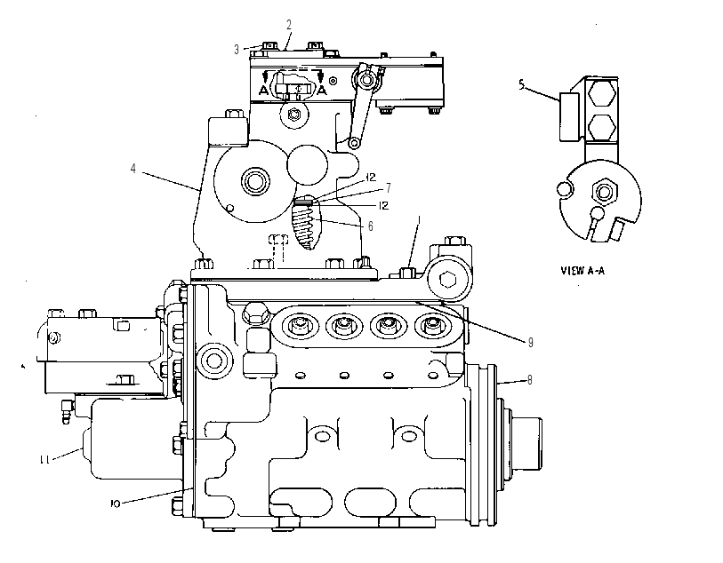 PUMP GP-GOV, FUEL INJ & TFR 7W2207 CAT