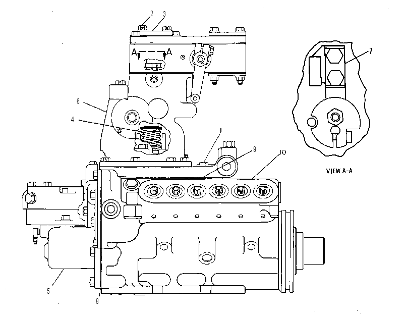PUMP GP-GOV, FUEL INJ & TFR 4W8831 CAT