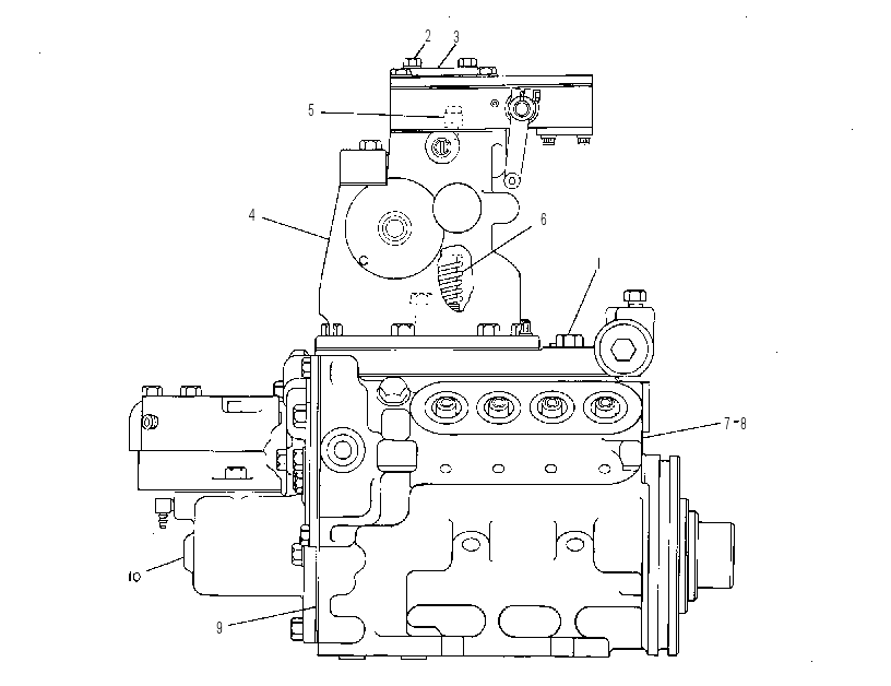 PUMP GP-GOV, FUEL INJ & TFR 7W7133 CAT