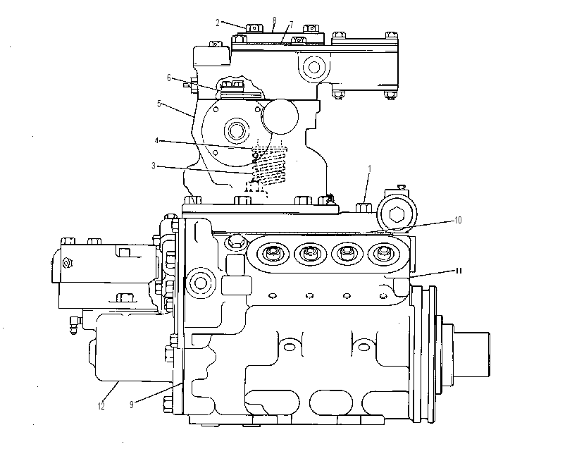 PUMP GP-GOV, FUEL INJ & TFR 4W7180 CAT