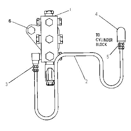 BLOCK GP-OIL JUNCTION 8N6055 CAT