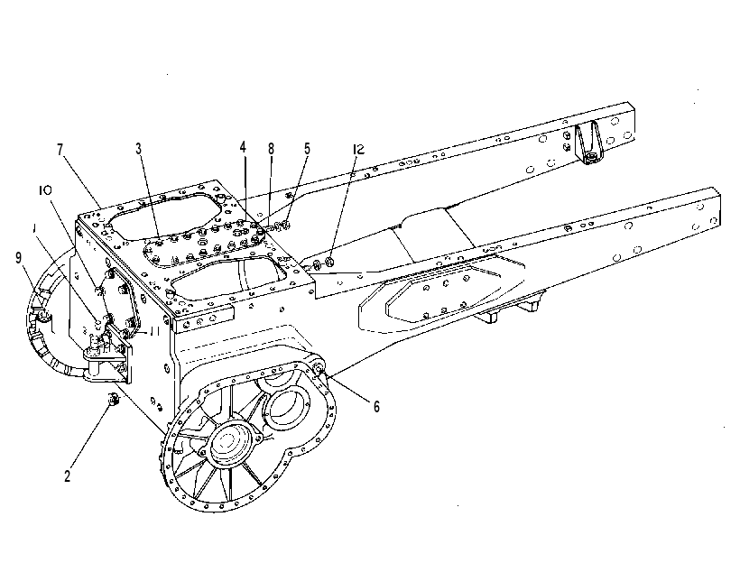 Корпус с рамой 8P5787 CAT