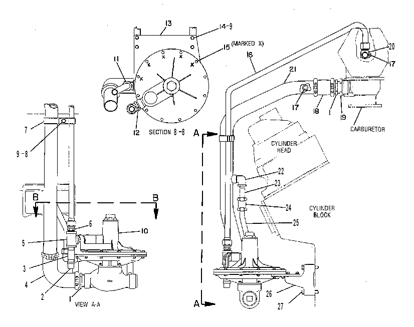 Регулятор давления газа 2W5710 CAT