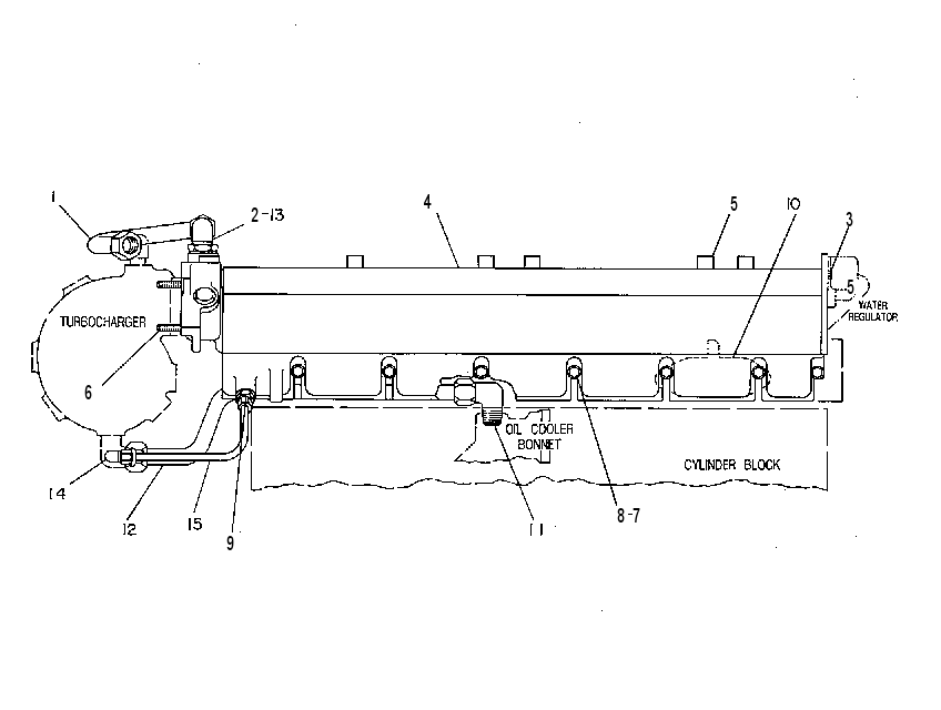 MANIFOLD GP-WATER 2W9169 CAT