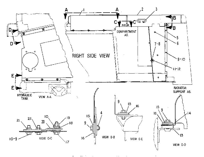HOOD GP-TRACTOR 8W8794 CAT