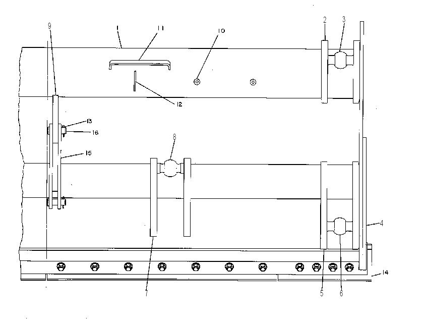 Отвал прямой 4T2159 CAT