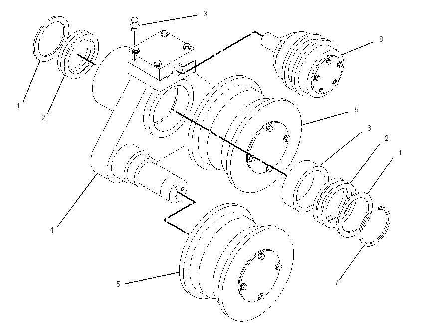 BOGIE GP-CENTER 7R0247 CAT