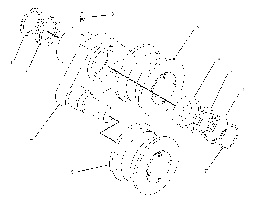 BOGIE GP 7R0256 CAT
