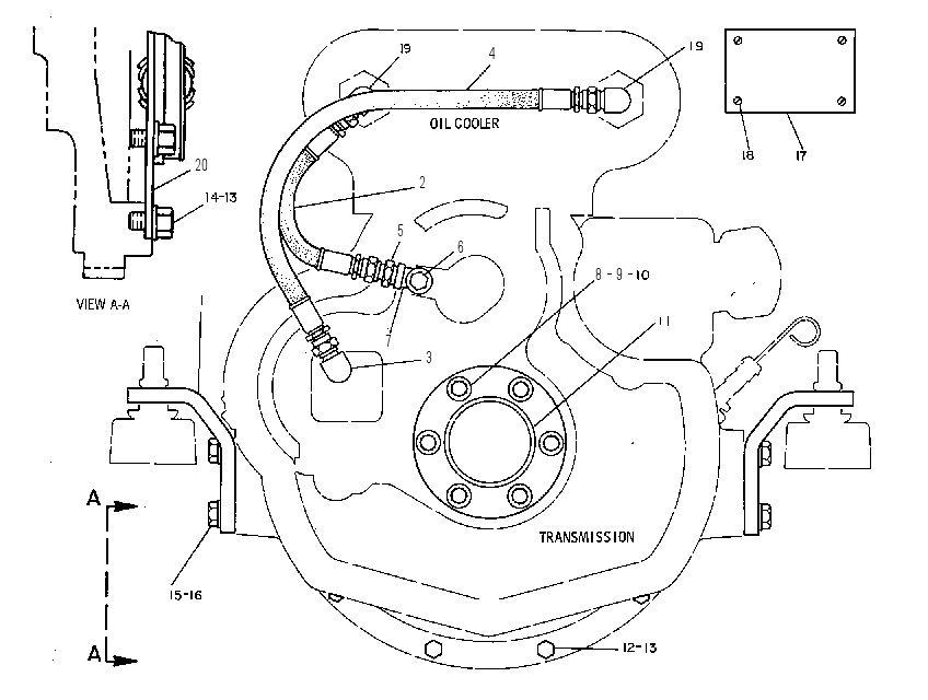 MOUNTING GP-MARINE XMSN 7E5481 CAT