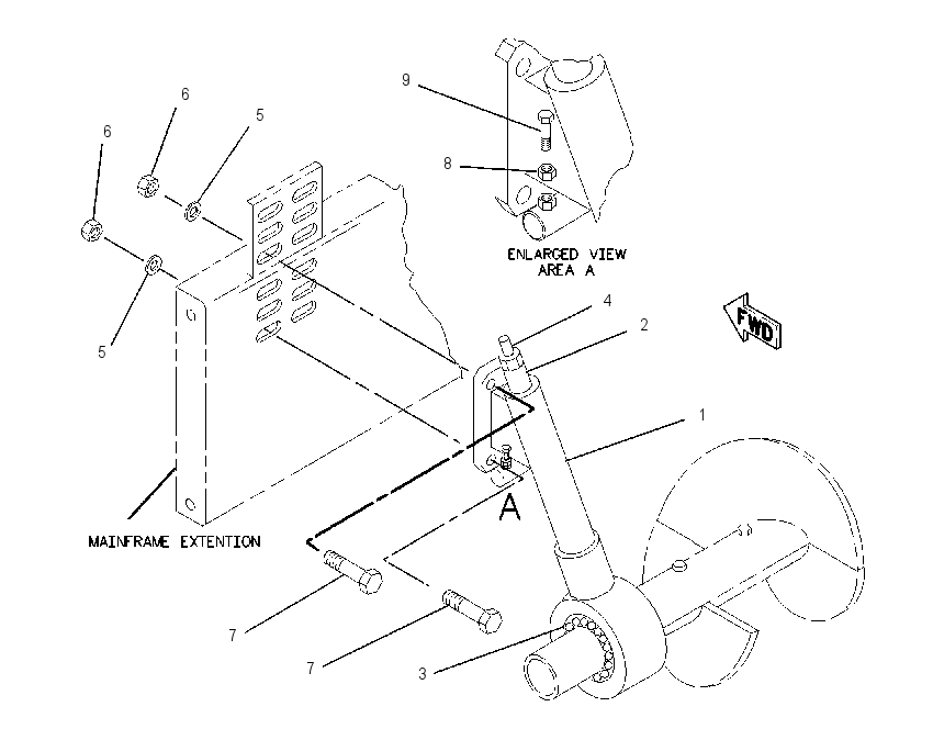 SUPPORT GP-AUGER 7R0375 CAT