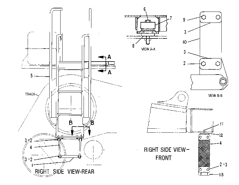 Лестница 7G1679 CAT