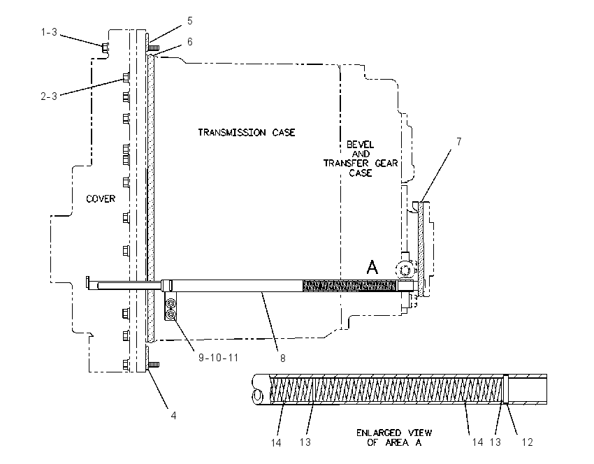 Крепление трансмиссии 6T9914 CAT