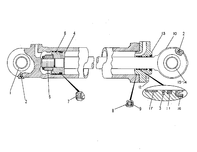 CYLINDER GP-COUNTERWEIGHT 9T0489 CAT