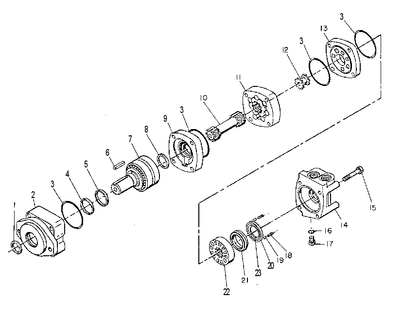Героторный мотор 7X4286 CAT