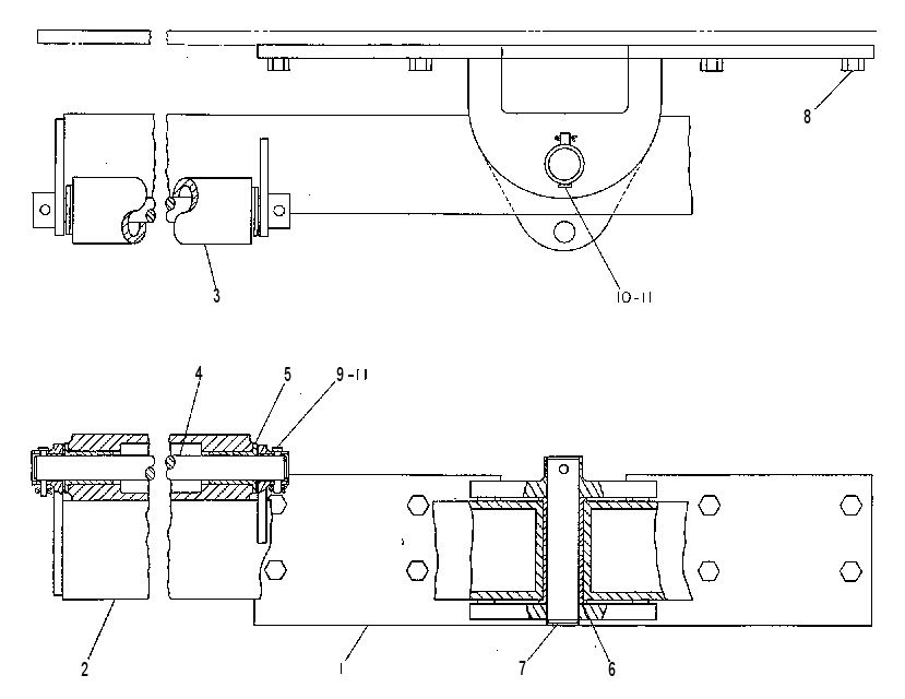 ROLLER GP-PUSH 5E9822 CAT