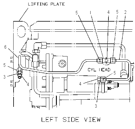 LINES GP-GOVERNOR OIL 7E5621 CAT