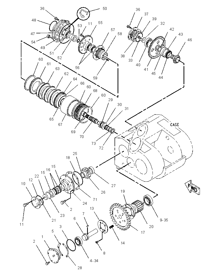 GEAR GP-WINCH 8E1072 CAT
