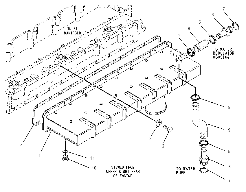 AFTERCOOLER GP-TREATED WATER 7C7032 CAT