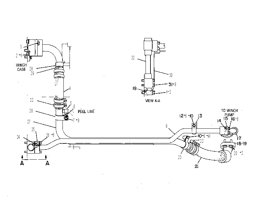 LINES GP-WINCH 8G4449 CAT