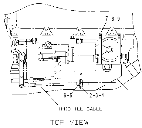 MOUNTING GP-GOVERNOR CONTROL 7E4889 CAT
