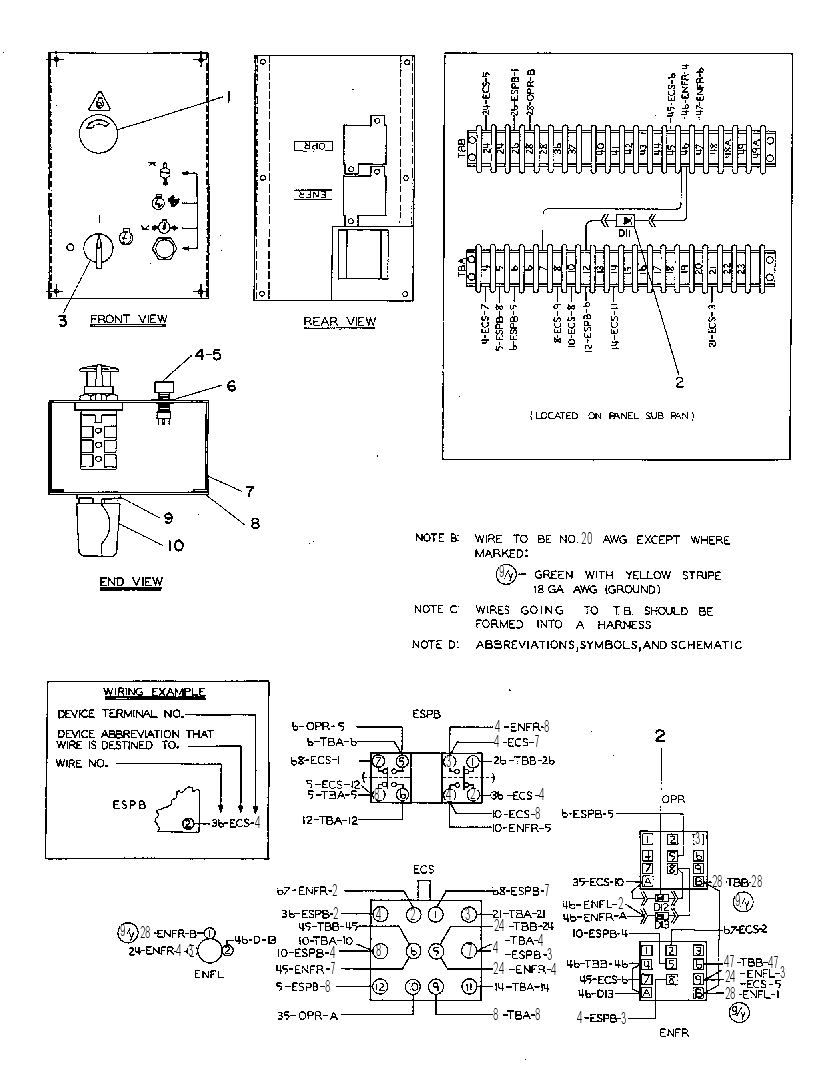 CONTROL GP-MANUAL START/STOP 4W8004 CAT