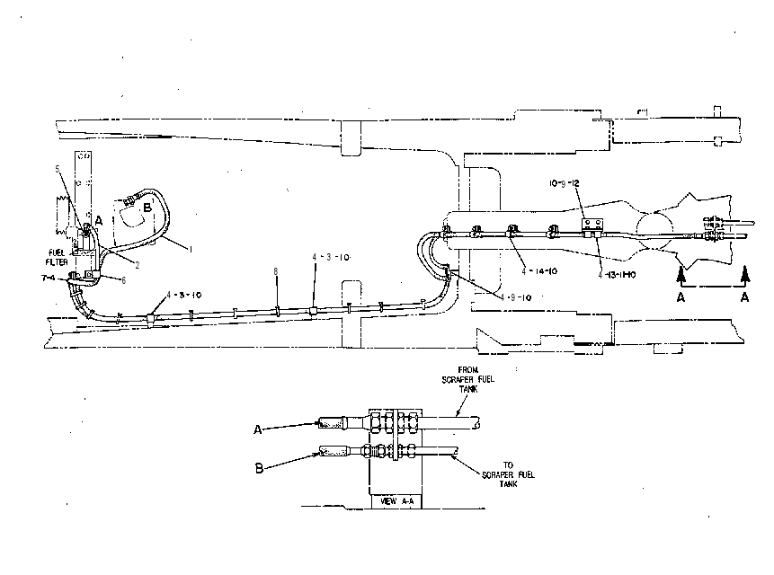Трубопроводы топливные 2T0611 CAT