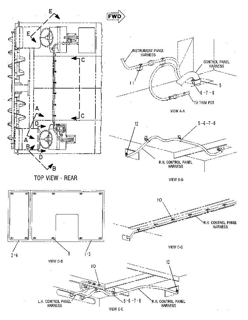 Проводка консоли 7R4676 CAT