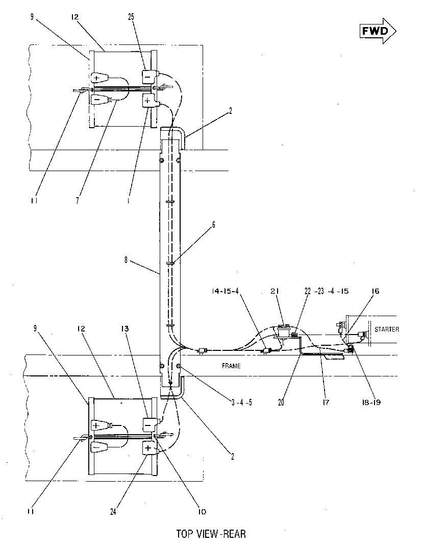 Аккумулятор с проводкой 6W5134 CAT