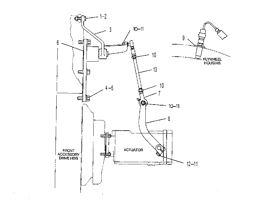 CONTROL GP-CARBURETOR 9Y5897 CAT