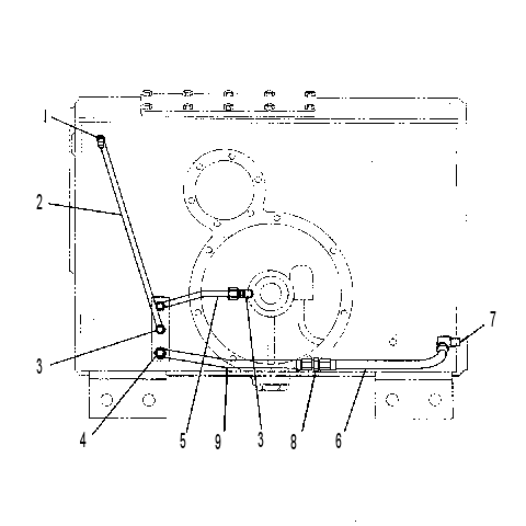 LINES GP-WINCH 9W5350 CAT